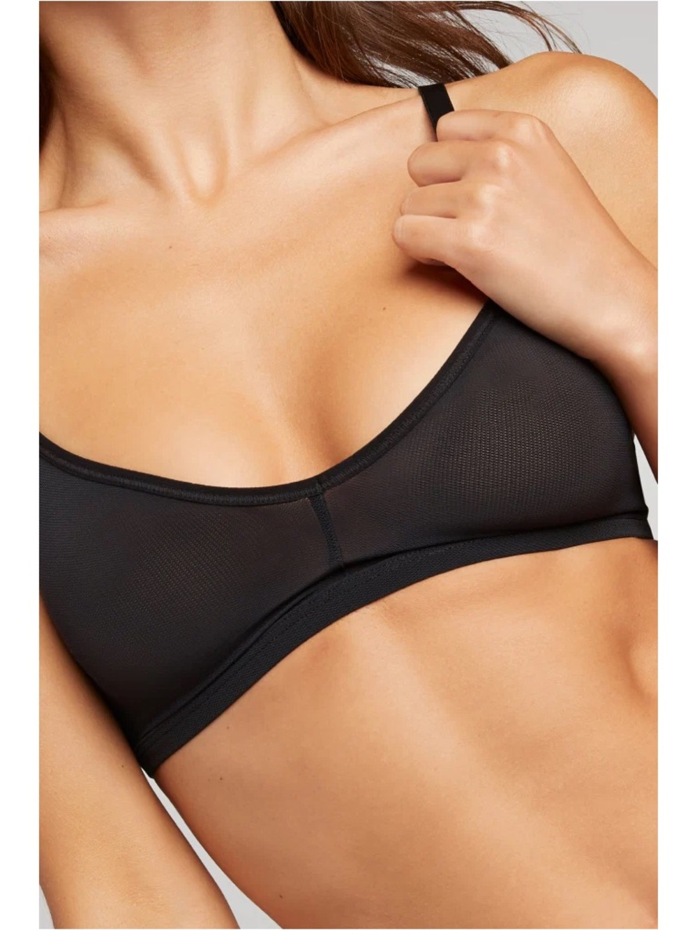 NWT Negative Underwear No Wire Sieve Bra - Black 0